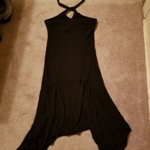 BCBG MaxAzria BLACK "TIE AROUND NECK" DRESS